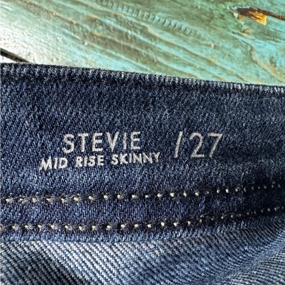 Fidelity Mid Rise Stevie Denim Skinny Jeans Size 27 - Picture 8 of 11